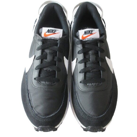 Nike Women's Waffle Debut Retro Running Shoes Black White Orange Sizes NIB - Picture 3 of 5